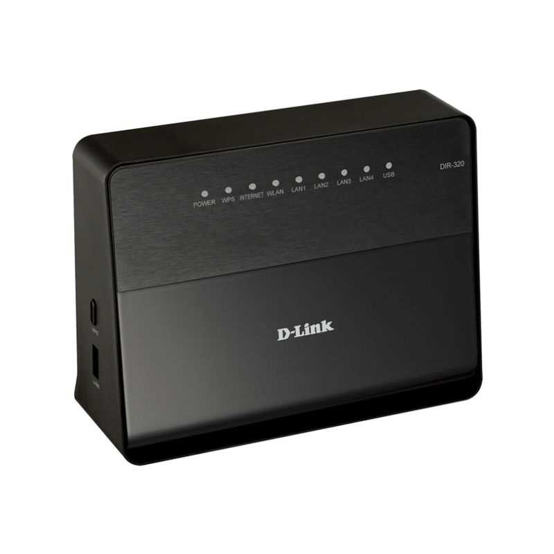 Настройка D-Link DIR 320 и DSL 2540U