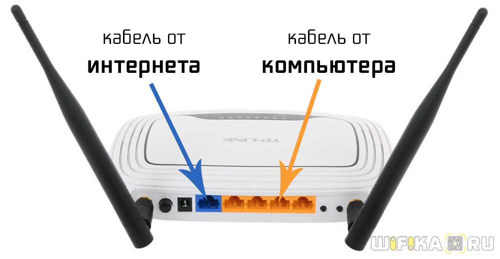 Как подключить интернет от роутера к компьютеру (ноутбуку) по сетевому кабелю?