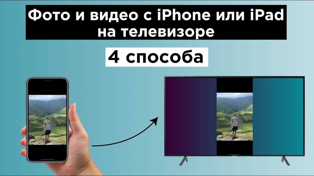 Как с iPhone (iPad) вывести фото и видео на телевизор