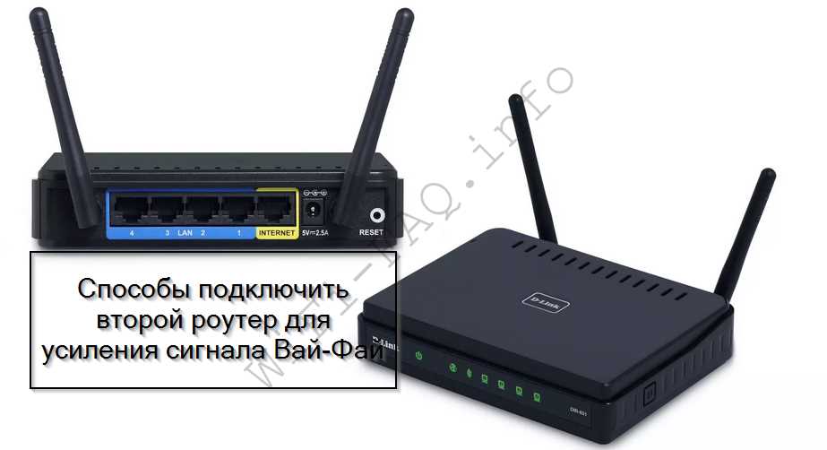 Настройка второго роутера