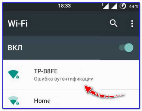 Проверьте пароль и имя сети Wi-Fi