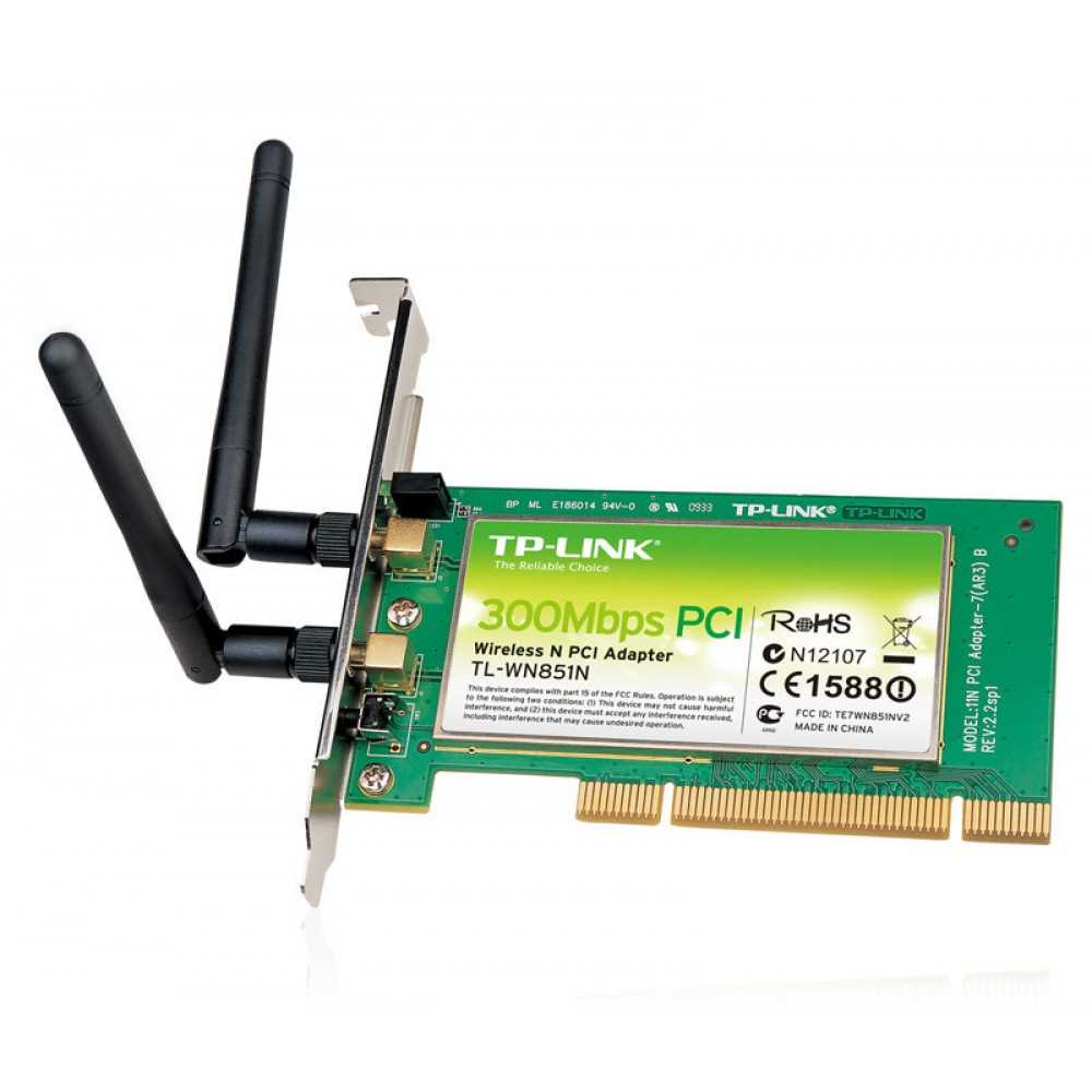 Как установить драйвера для PCI Wi-Fi адаптера TP-Link TL-WN851ND