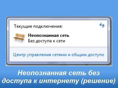 Проблема с подключением к Wi-Fi: «Неопознанная сеть. Без доступа к сети»