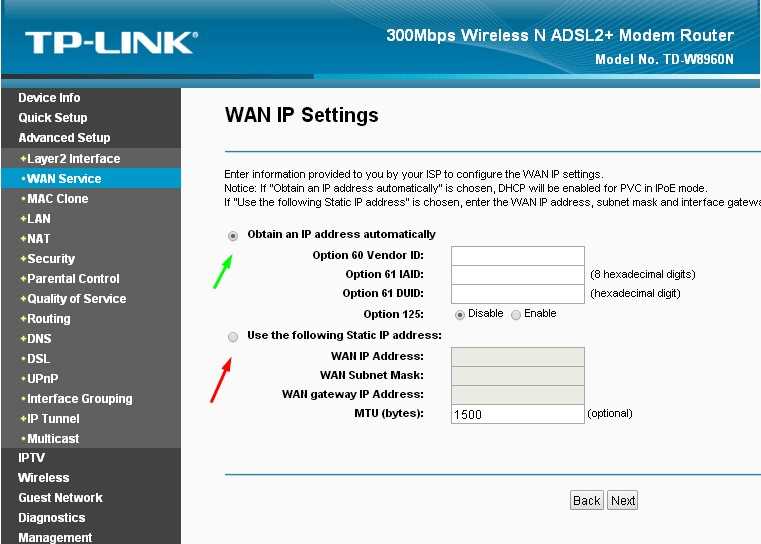 Проблема со входом в настройки модема TP-Link TD-W8960N