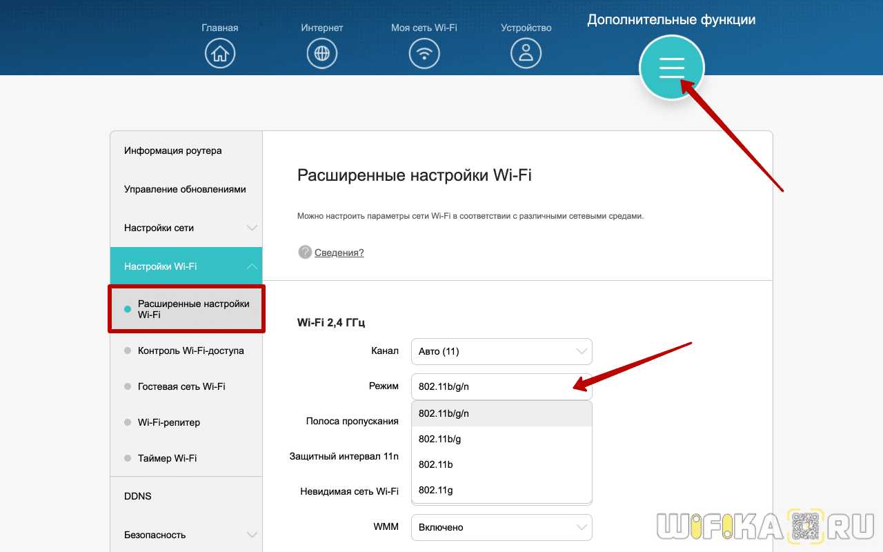 Стандарт b (802.11b)
